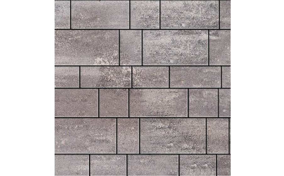 Плитка тротуарная SteinRus Инсбрук Тироль Б.4.Псм.6, гладкая, ColorMix Умбра, толщина 60 мм