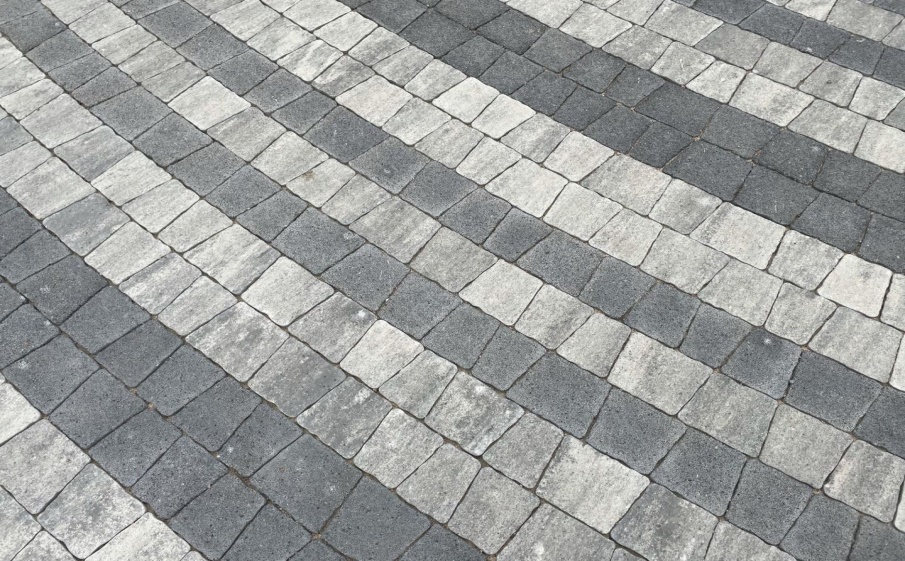 Плитка тротуарная Антик Б.3.А.6 стоунмикс черный, комплект 5 шт, толщина 60 мм