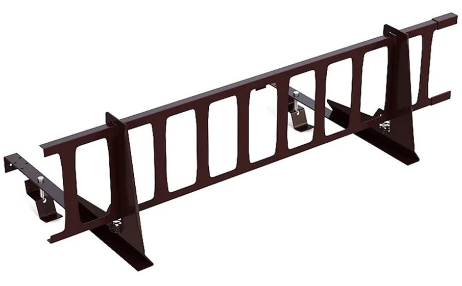 Комплект для крепления снегозадерживающей решетки BRAAS, черный