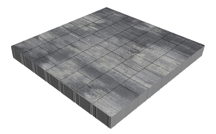 Плитка тротуарная SteinRus Новый город Рид В.8.Псм.8, Native, толщина 80 мм, Актау