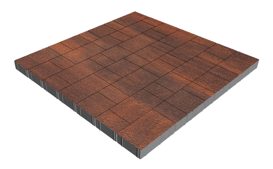 Плитка тротуарная SteinRus Новый город Лион Б.9.Псм.6, Native, Брук, толщина 60 мм