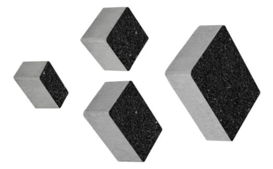 Плитка тротуарная Мюнхен Б.2.Фсм.6 стоунмикс черный, комплект 4 шт, толщина 60 мм