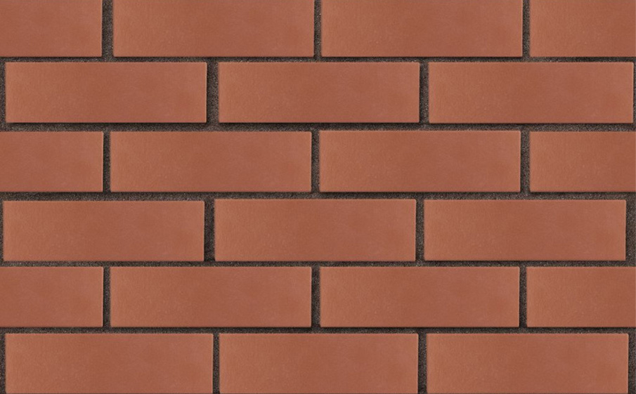 Кирпич облицовочный ЛСР, темно-красный, гладкий, утолщенные стенки, 250*120*65 мм