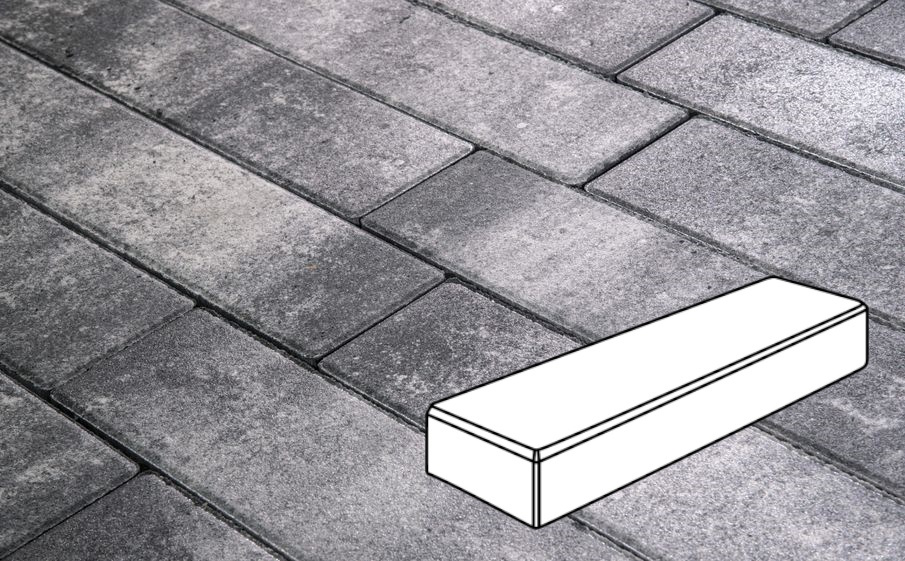 Плитка тротуарная Готика Natur, Паркет В.3.П.8, Скала, 300*100*80 мм