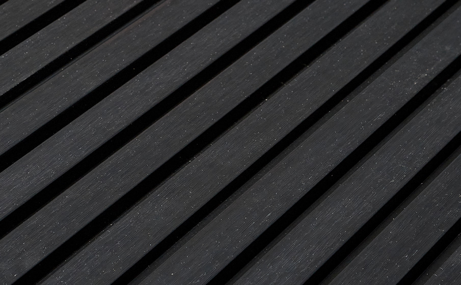 Реечная фасадная панель CM Волл (CM Wall) Черное дерево (Black wood), 3000*219*26 мм