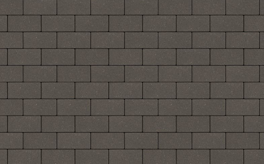 Тротуарная плитка Steingot Моноцвет, Прямоугольник, серый, 200*100*80 мм