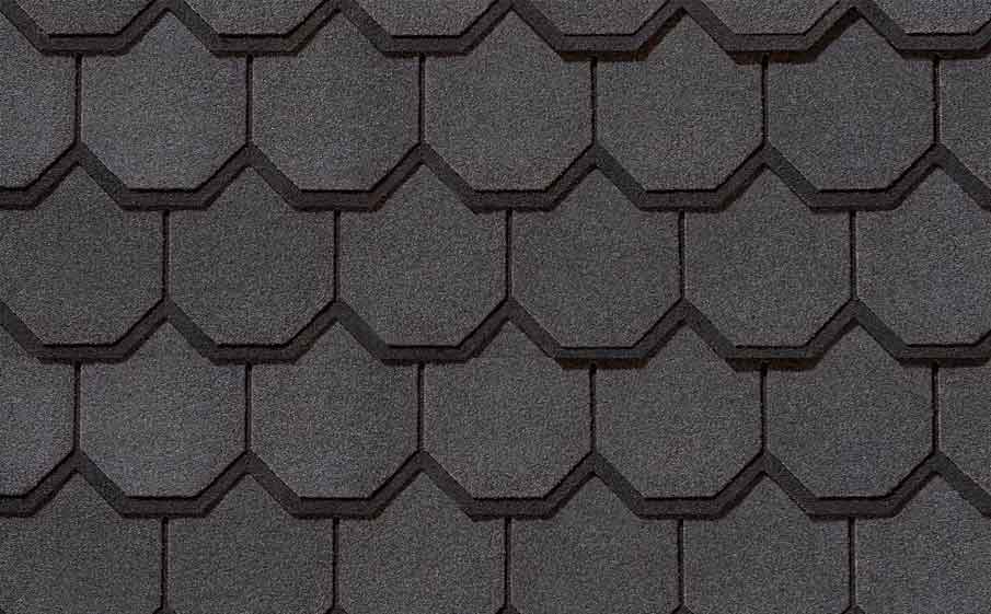 Гибкая черепица CertainTeed Carriage House Black Pearl