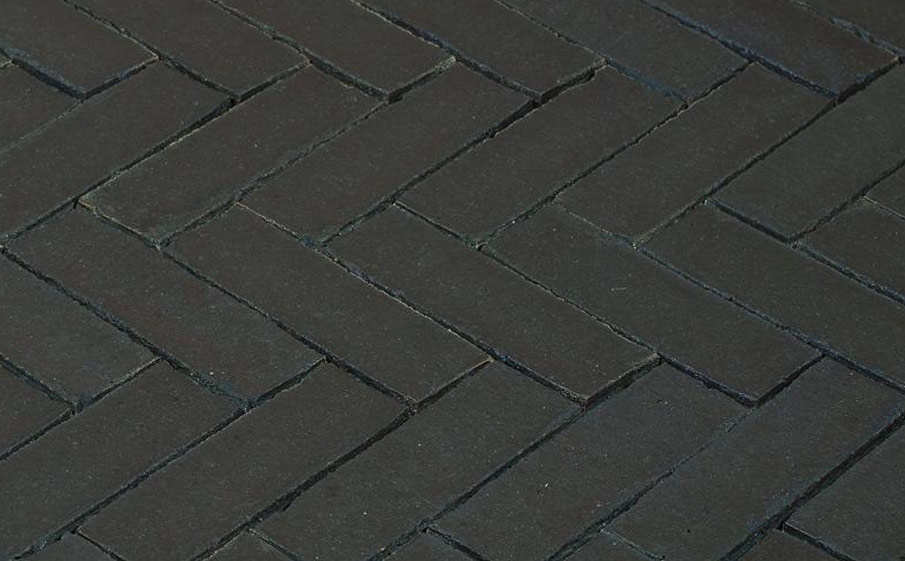 Клинкерная брусчатка Penter Nero wasserstrich, 200*65*85 мм