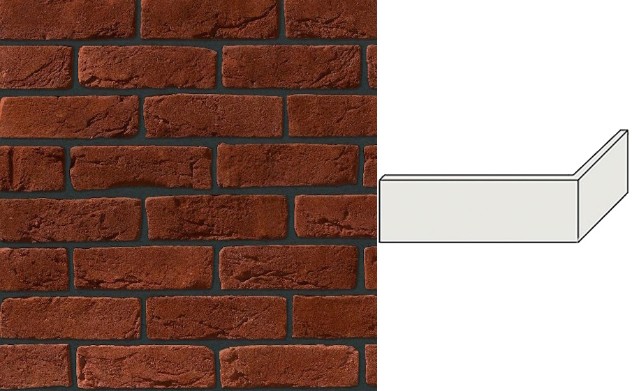 Декоративный кирпич Leonardo Stone угловой элемент Орли 191/98*65*10 мм 776