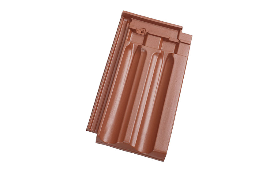 Керамическая черепица рядовая Koramic Mondo 15 Red Engobe