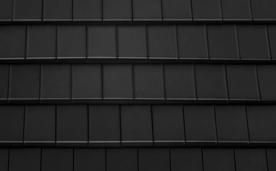 Керамическая черепица рядовая TONDACH Figaro 11 (Planoton 11), Black glazed