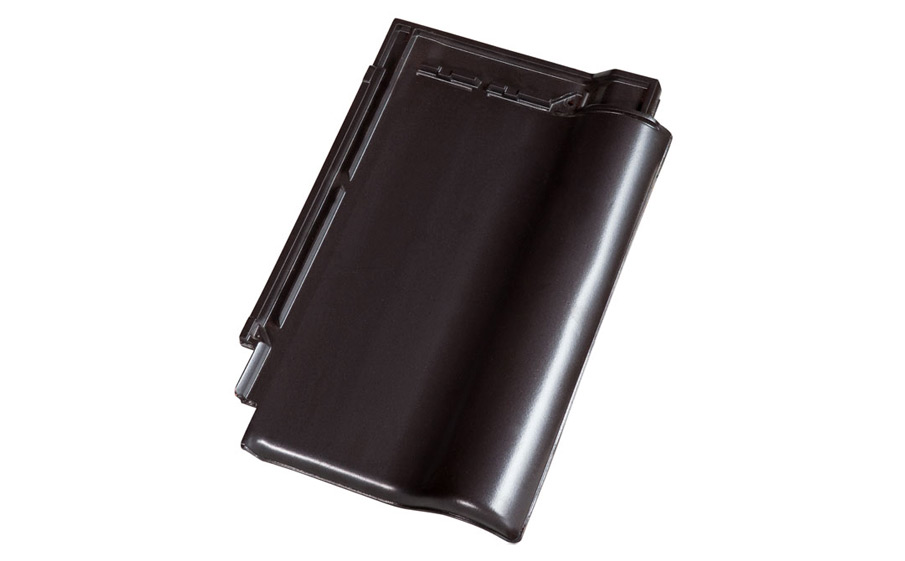 Керамическая черепица рядовая Koramic Alegra 9 Anthracite Engobe