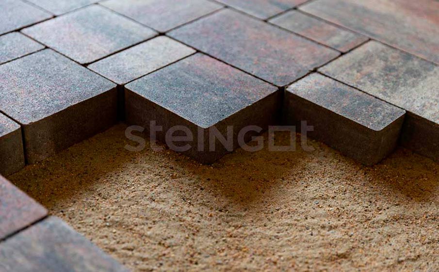 Плитка тротуарная Steingot Color Mix Бавария, Штайн Ферро, толщина 60 мм