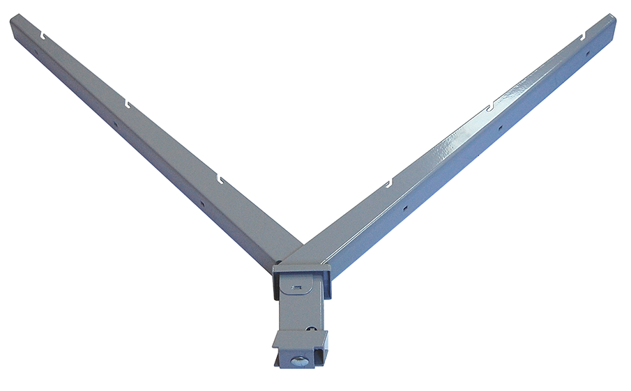 Наконечник Grand Line V на столб, RAL 7040, 62*55 мм