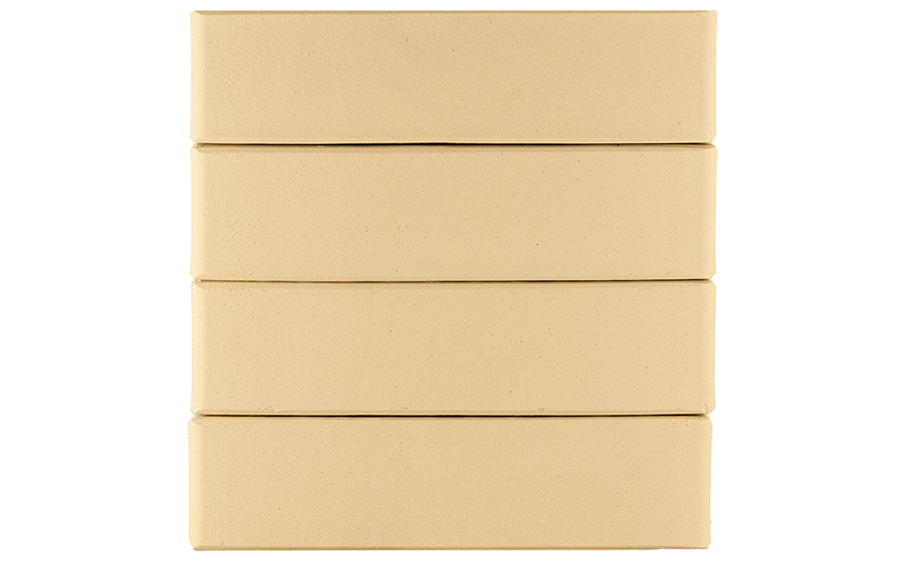 Кирпич облицовочный пустотелый ЛСР, бежевый, гладкий, 250*120*65 мм