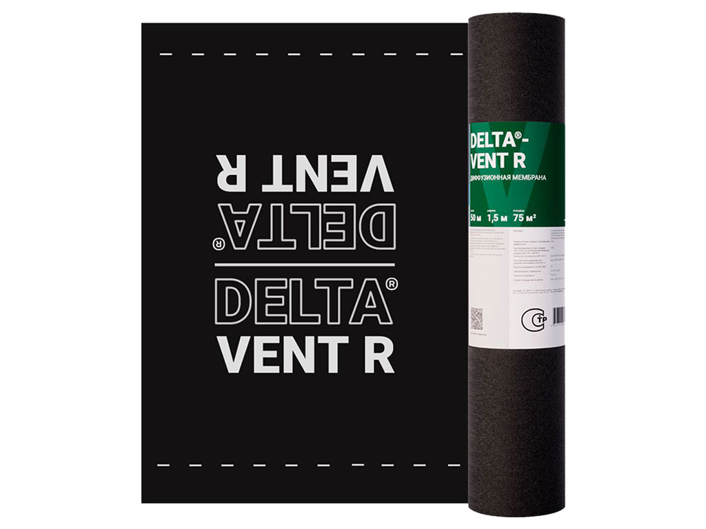 Диффузионная мембрана DELTA VENT R, 50*1,5 м