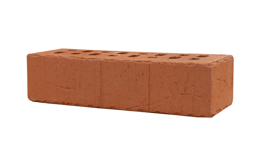 Кирпич клинкерный ЛСР Амстердам темно-красный винтаж, 250*85*65 мм