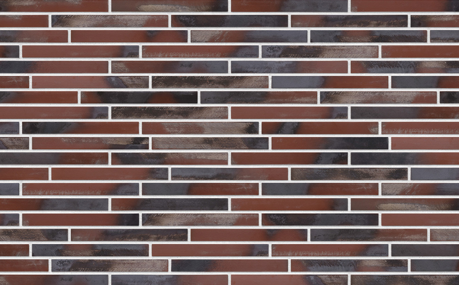 Клинкерная плитка под кирпич King Klinker KING SIZE 08 Coral star гладкая, 490*52*14 мм