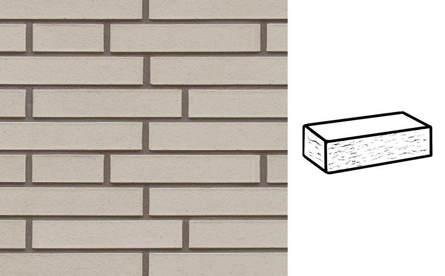 Кирпич клинкерный Muhr 36 Silbergrau nuanciert рустик, 290*90*52 мм