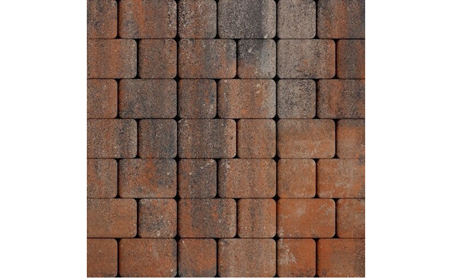 Плитка тротуарная SteinRus Инсбрук Альт Дуо А.3(С).Фсм.4, гладкая, ColorMix Рей, толщина 40 мм