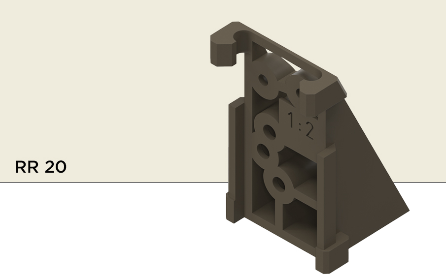 Компенсатор хвостика Orima 1:2, RR 20 для системы D 110/85*85 мм