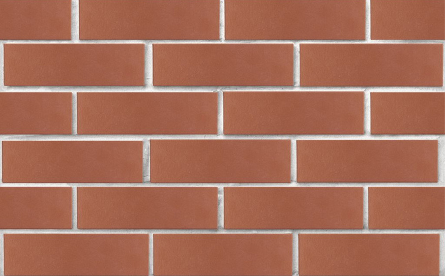 Кирпич облицовочный ЛСР, темно-красный, гладкий, утолщенные стенки, 250*120*65 мм