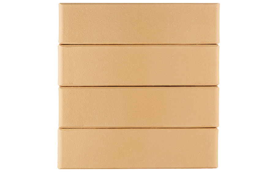 Кирпич облицовочный пустотелый ЛСР, пшеничный, гладкий, 250*120*65 мм