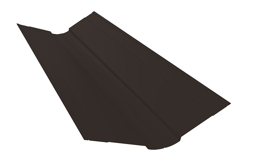 Планка ендовы верхней фигурной 100*100 мм Grand Line Satin Matt RR 32, 3 м