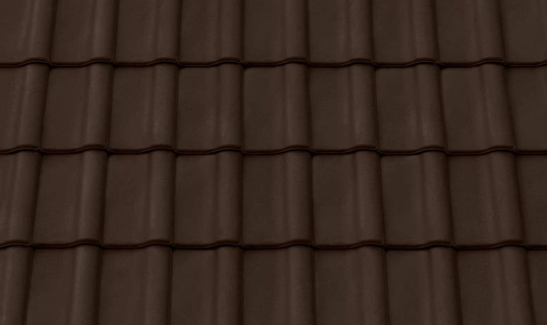Керамическая черепица рядовая TONDACH Sulm brown engobe