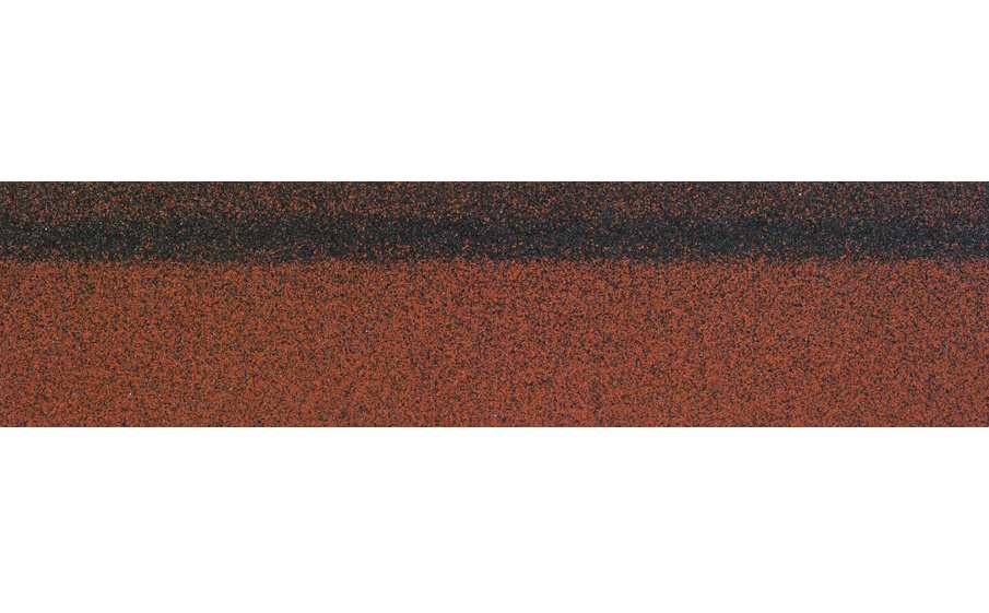 Коньково-карнизная черепица SHINGLAS микс красный