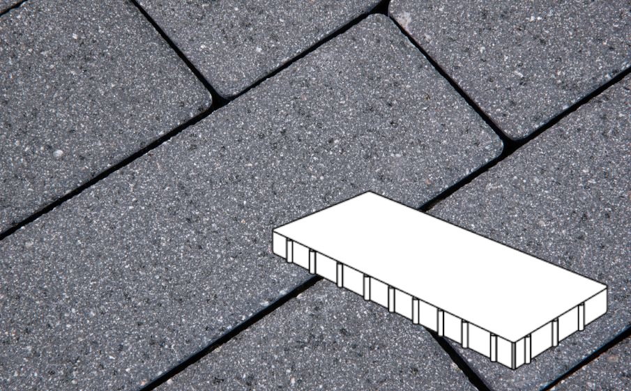 Плитка тротуарная Готика, Granite FERRO, Плита Б.10.П.10, Исетский, 1000*500*100 мм