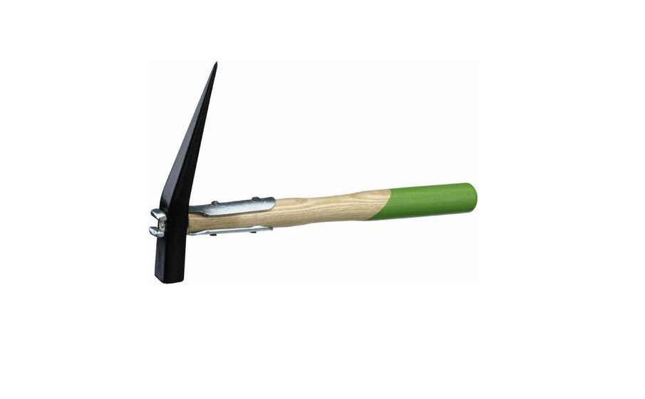 Молоток кровельщика с рифленой поверхностью Freund, ручная ковка, деревянная ручка, 330 мм