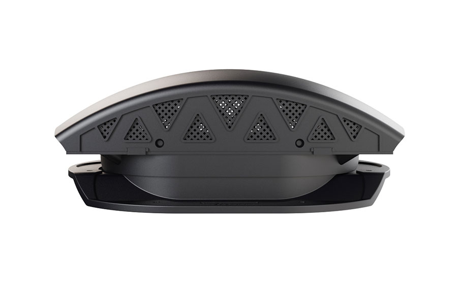 Вентилятор подкровельный Viotto для металлочерепицы Каскад, RAL 9005 черный