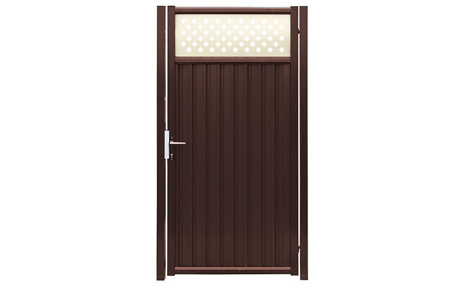 Калитка Grand Line Estet Plus, RAL 8017, RAL 1014, 2000*1000 мм