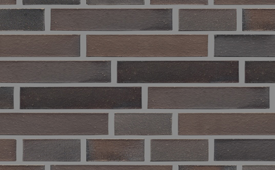Кирпич клинкерный Westerwaelder Klinker Nr 33A Schwarz-braun, 290*90*52 мм