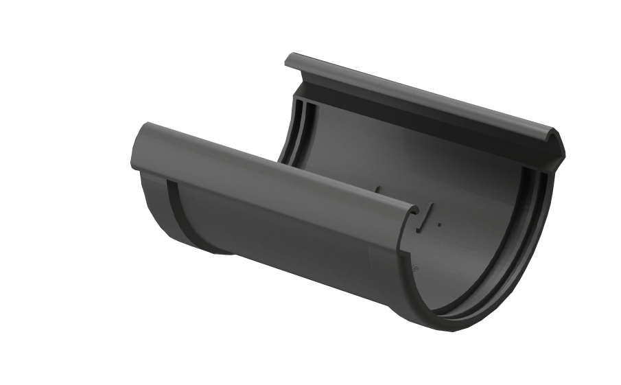 Соединитель желобов Docke LUX, графит