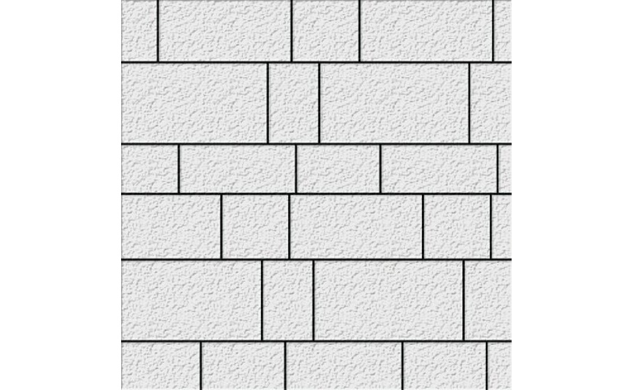 Плитка тротуарная SteinRus Инсбрук Тироль Б.4.Псм.6, Old-age, белый, толщина 60 мм