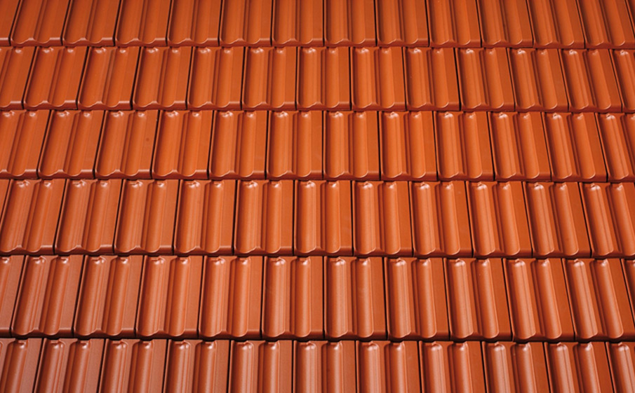 Керамическая черепица рядовая TONDACH Fidelio red engobe