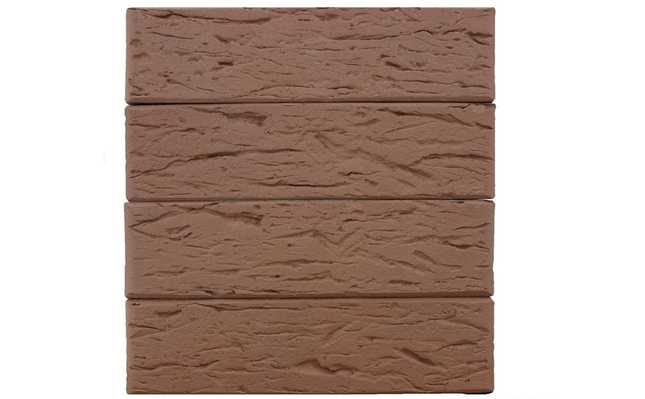 Кирпич облицовочный пустотелый ЛСР, светло-коричневый, рустик, 250*120*65 мм