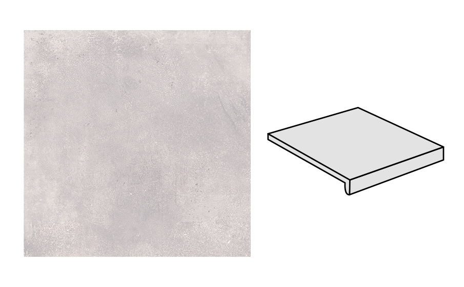 Ступень Loftstufe STROEHER Selected 980 grau, 294*340*35*11 мм