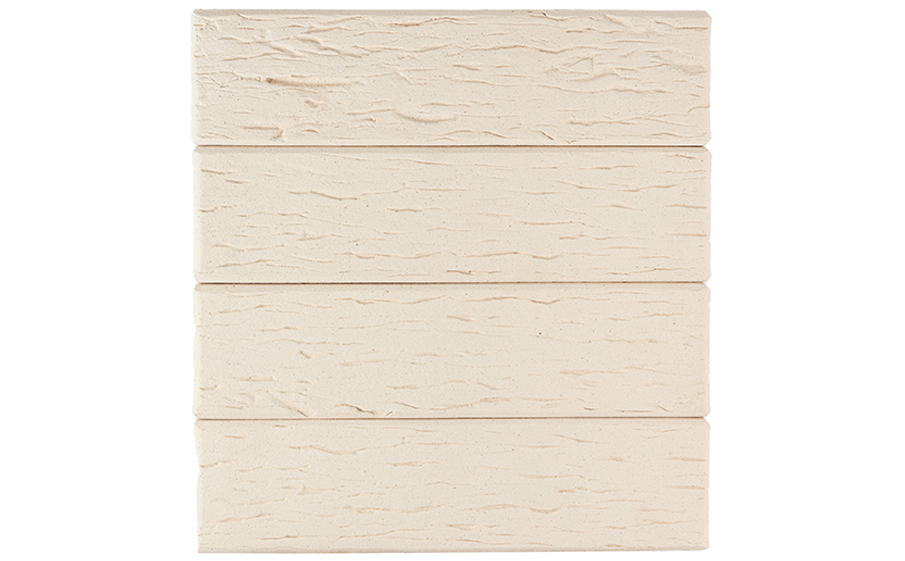 Кирпич клинкерный ЛСР Неаполь белый береста 250*85*65 мм