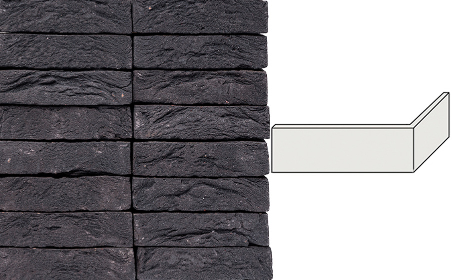 Керамическая плитка угловая Engels Blackstone, 209*50*101*24 мм