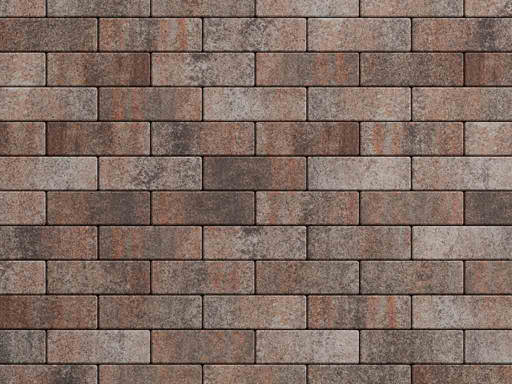 Плитка тротуарная Паркет Б.4.П.6 листопад гладкий клен, 180*60*60 мм 