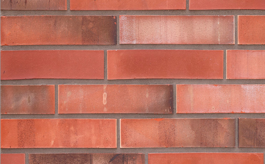 Кирпич клинкерный Богандинский КЗ Монблан 06/8 красно-коричневый микс, 250*85*65 мм