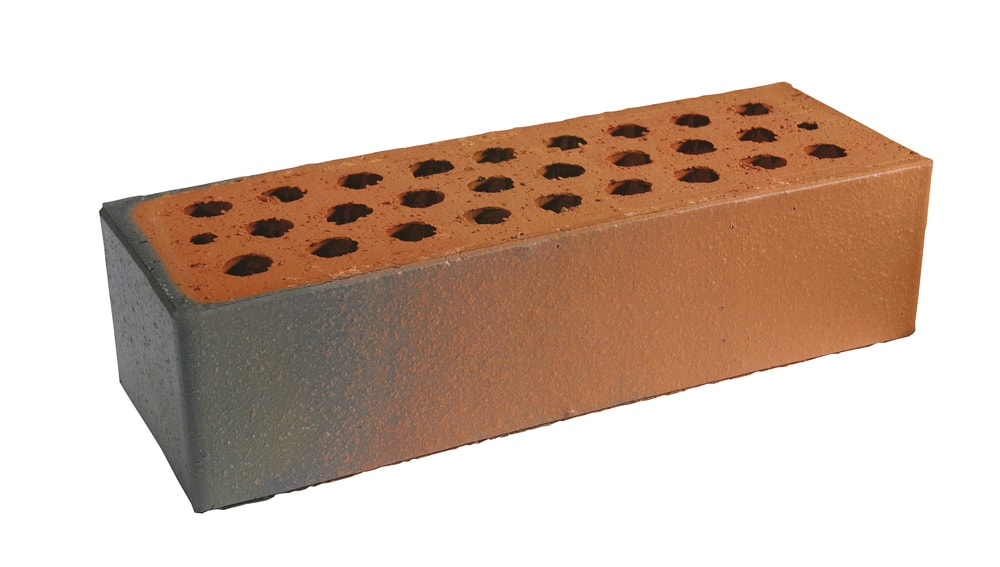 Кирпич облицовочный Terca Red flame пустотелый гладкий, 250*85*65 мм