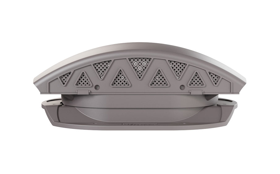 Вентилятор подкровельный Viotto для металлочерепицы Каскад, RAL 8019 серо-коричневый