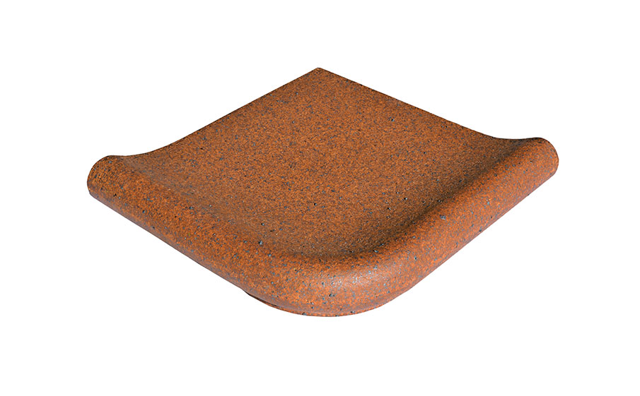 Клинкерная окантовка угловая для бассейна Terraklinker (Gres de Breda) Natural Mediterraneo, 330*330*30 мм