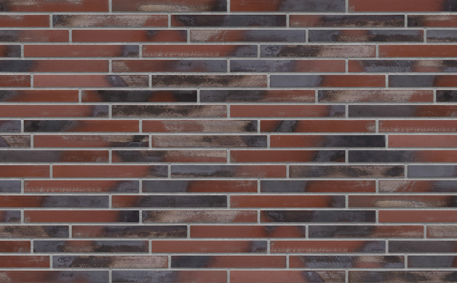 Клинкерная плитка под кирпич King Klinker KING SIZE 08 Coral star гладкая, 490*52*14 мм