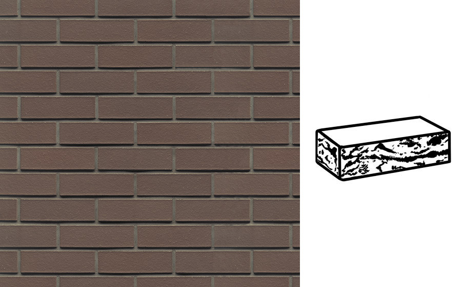 Кирпич клинкерный Muhr 33 Braun готик, 240*115*71 мм