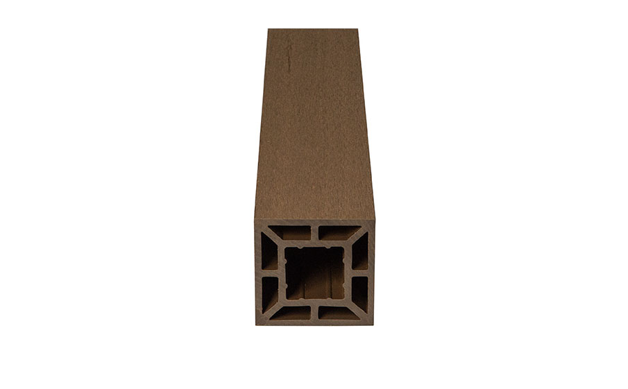 Столб заборный CM Рэлинг (CM Railing) Тик (Teak), 3000*90*90 мм